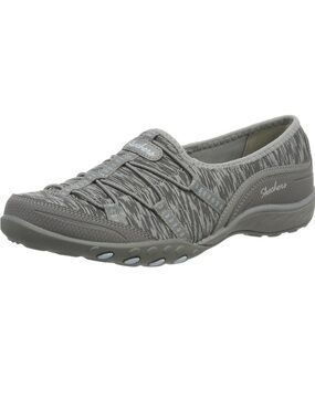 Skechers Sport Women's Breathe Easy Golden Fashion Sneaker, Grey, 7M